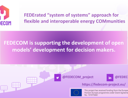 FEDECOM is supporting the development of open models’ development for decision makers.