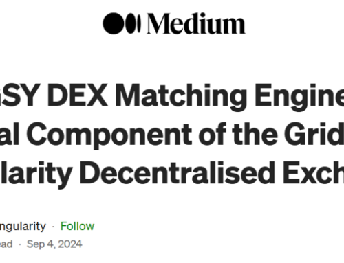 Insight from our partner Grid Singularity: “The GSY DEX Matching Engine: Critical Component of the Grid Singularity Decentralised Exchange”