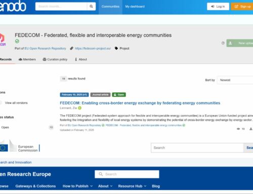 Read FEDECOM’s latest publication on cross-border energy trading and explore the newest updates to our Zenodo repository.