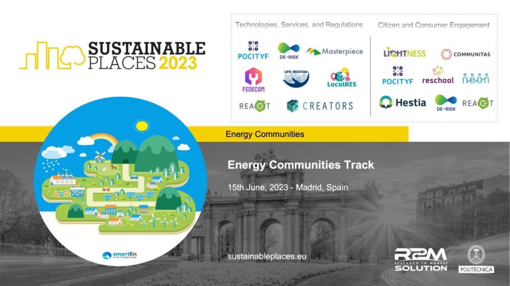 FEDECOM chaired a workshop on energy communities and presented its E-Mobility solutions at the Sustainable Places 2023 Conference last June in Madrid