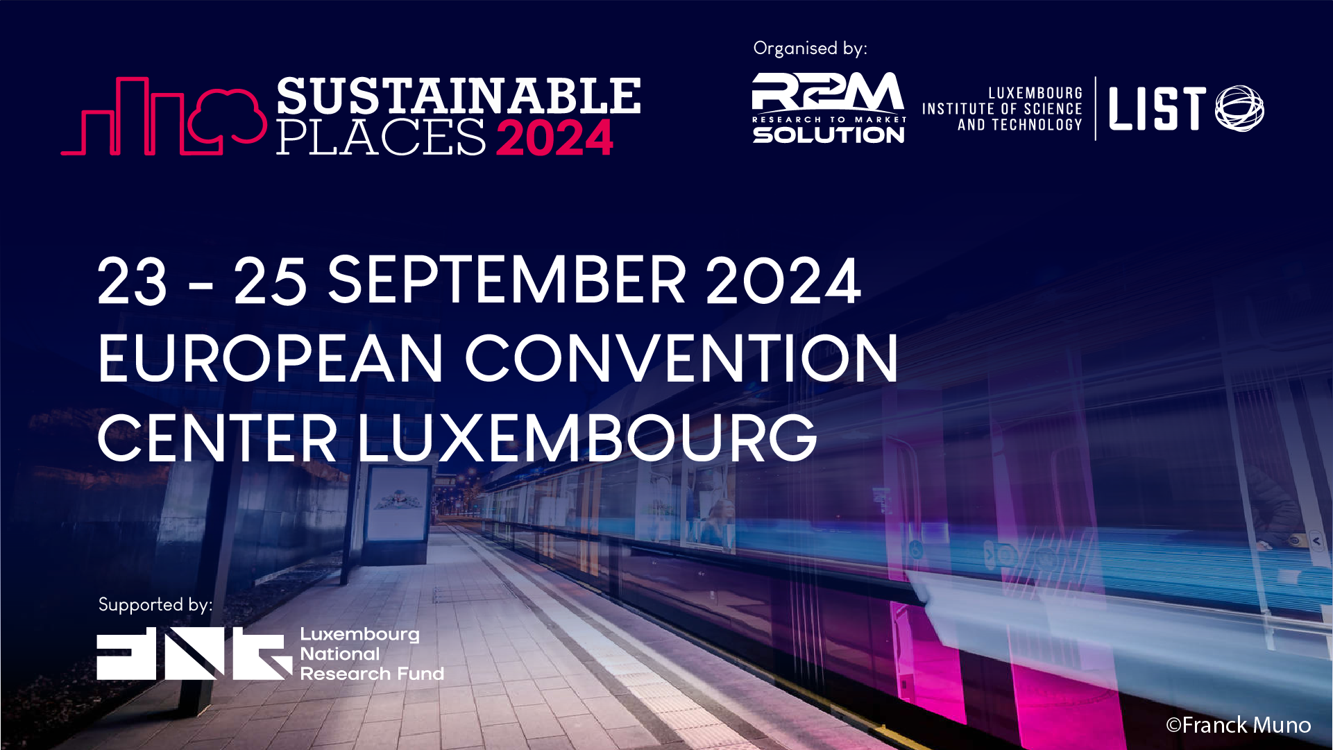 FEDECOM will participate in the 2024 Sustainable Places Conference in Luxembourg from 23 to the 24 of September.