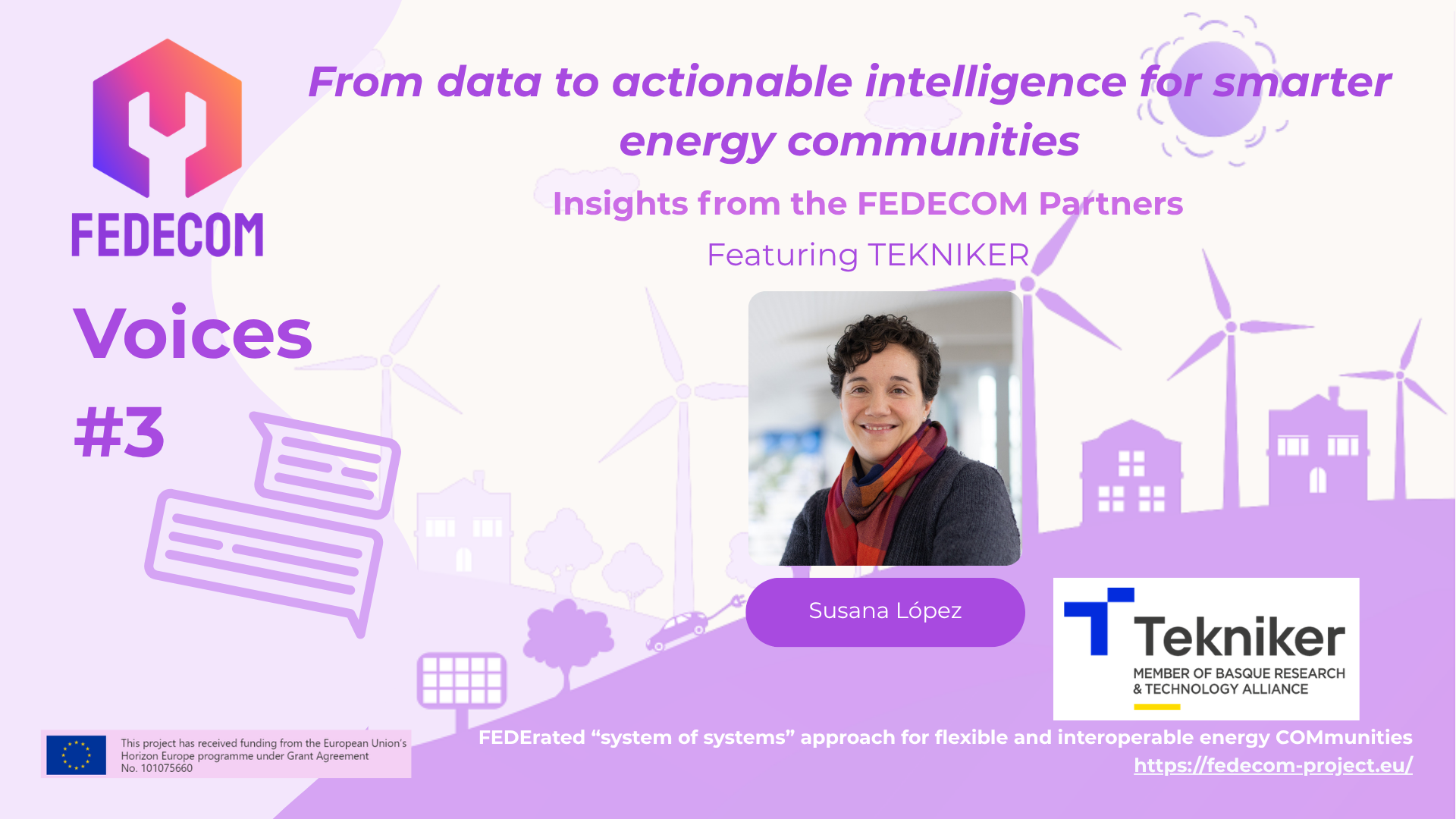 FEDECOM Voices #3 – Featuring TEKNIKER: From data to actionable intelligence for smarter energy communities